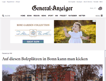 Tablet Screenshot of general-anzeiger-bonn.de